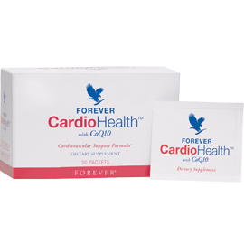 Forever CardioHealth? with CoQ10 is a special formula designed to dissolve in our very own Aloe Vera Gel to provide three important nutritional supports for cardiovascular health.