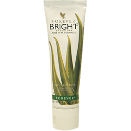 Forever Bright Toothgel - Pure, stabilized aloe vera gel with bee propolis in a non-abrasive, non-fluoride formula.