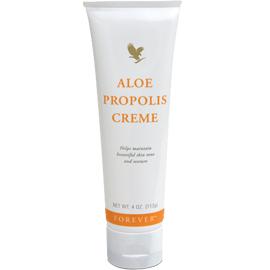Aloe Propolis Creme - Rich combination of aloe vera gel and bee propolis to help maintain beneficial skin tone and texture.